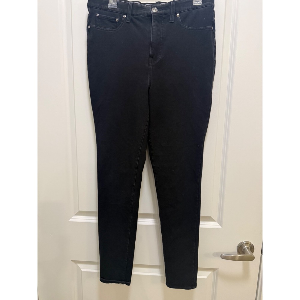 Seven7 High Rise Skinny Jeans Womens 10 Black Stretch Denim Slim Fit Pants